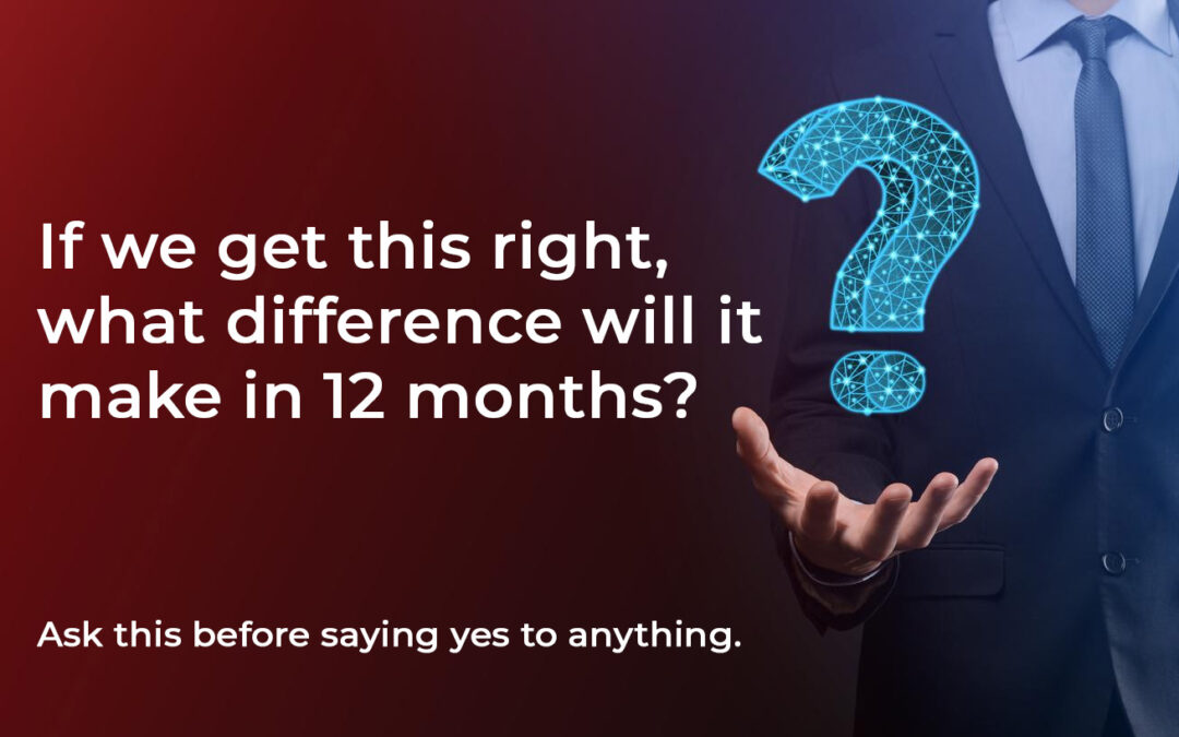 The 12-Month Impact Test – A Simple Priority-Setting Tool for Independent Businesses